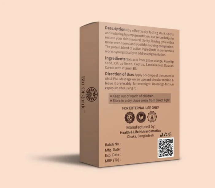 Bio Organic Anti Melasma Serum – 30ml - Image 2