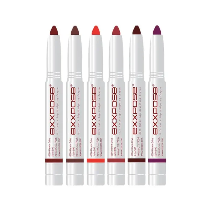 Exxpose Soft Matte Lip Sculpting Crayon Crushed Chilli (1.4gm) - Image 2