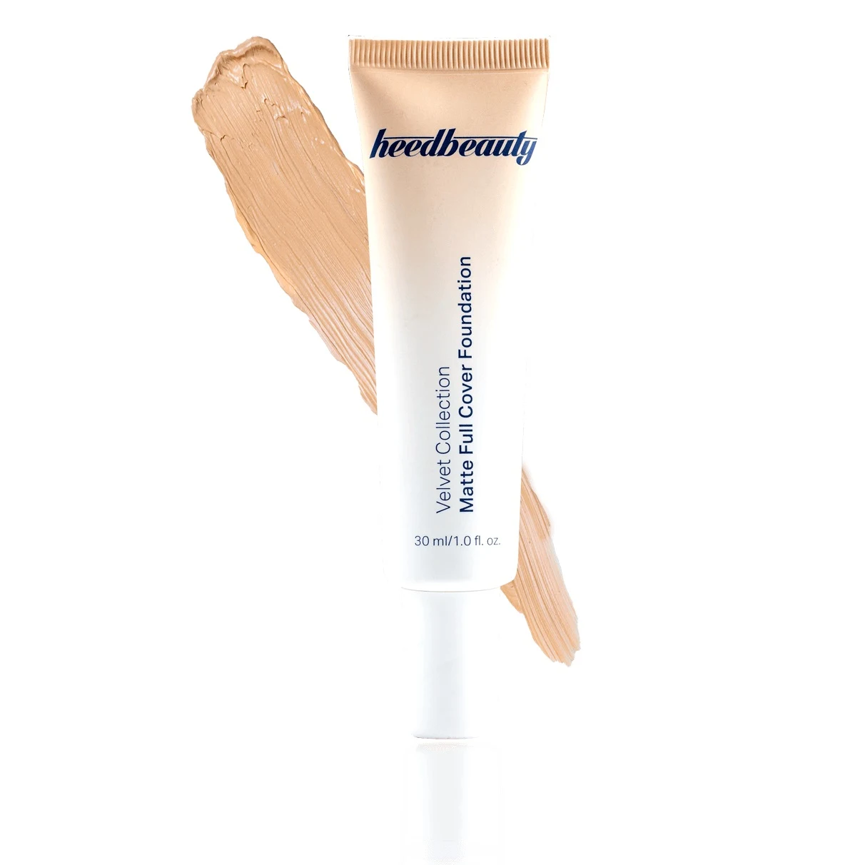 Golden-Sand-Nude-6-1 Heedbeauty Velvet Collection Matie Full Cover Foundation -Golden Sand Nude 6 (30ml) - Image 1
