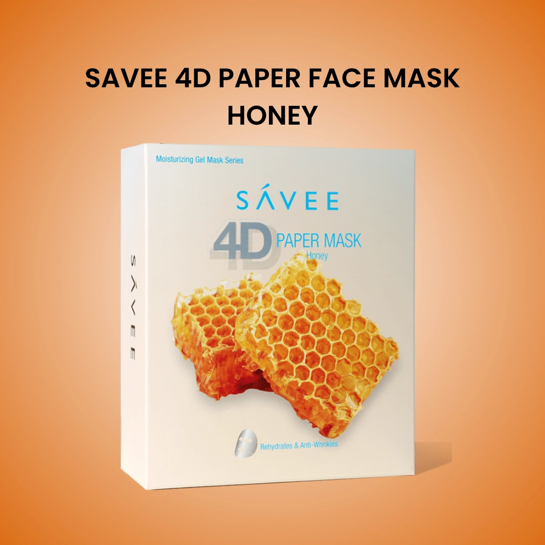 SAVEE 4D PAPER FACE MASK HONEY SAVEE 4D PAPER FACE MASK HONEY 1 Piece - Image 1