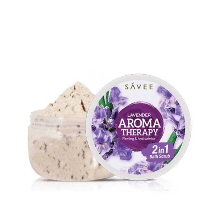 SAVEE LAVENDER AROMATHERAPY 2 IN 1 BATH SCRUB 180g - Image 2