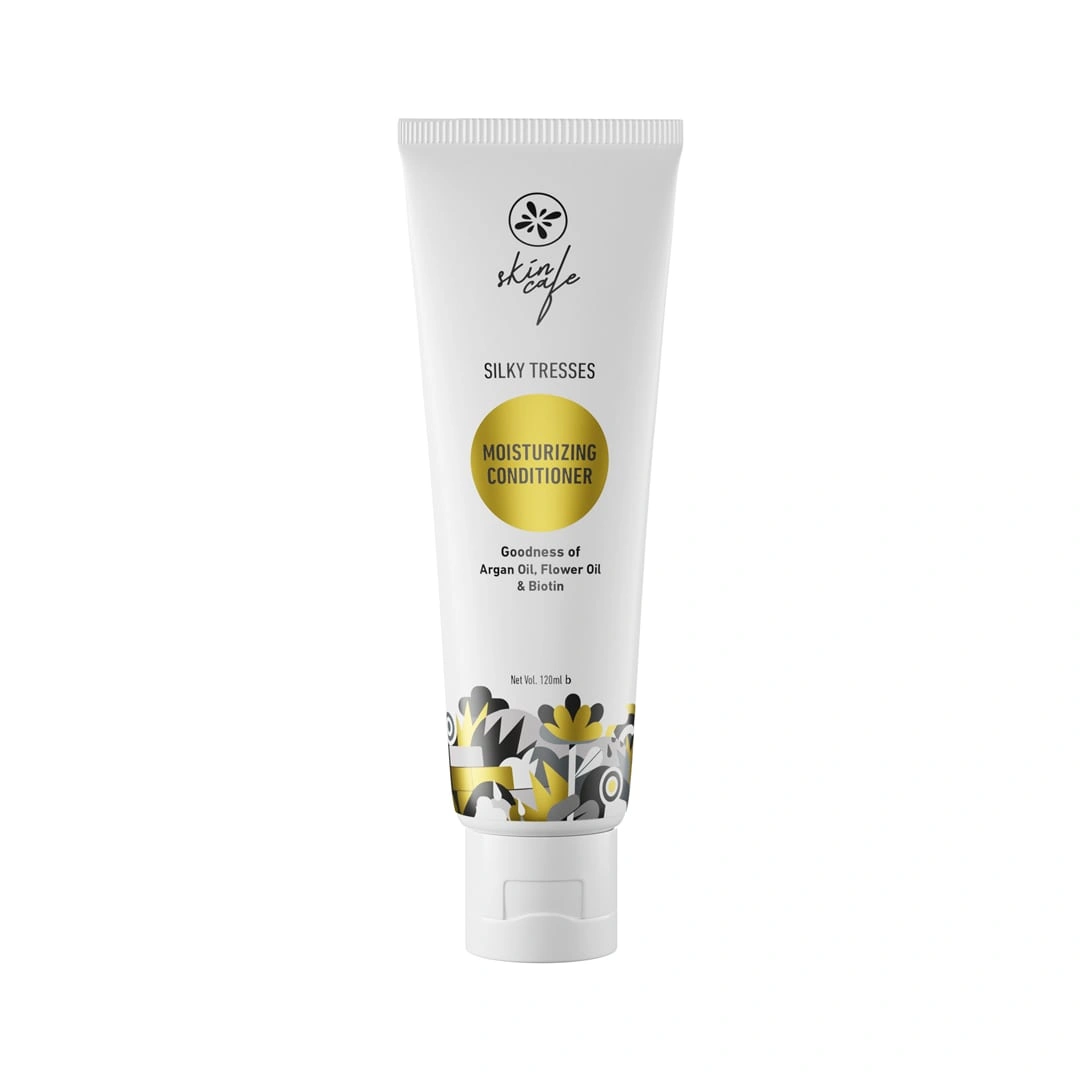 Skin-Cafe-Silky-Tresses-Moisturizing-Conditioner-1-2-min Skin Cafe Silky Tresses Moisturizing Conditioner – 120ml - Image 1